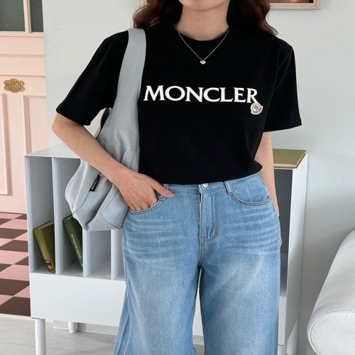 [ MC ] 여성 로고 자수 반팔 티셔츠