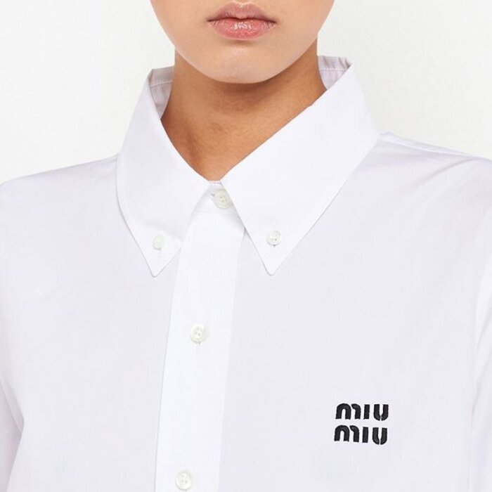 [ MiMi ] 영문로고 셔츠